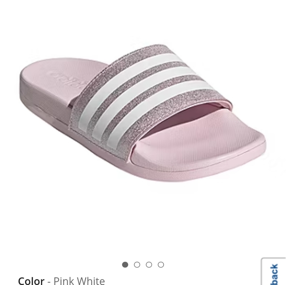 Adidas Sparkly Adilette Comfort Slides